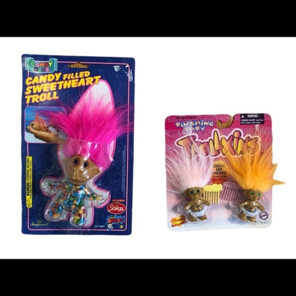 NIB Sweetheart Candy Troll & Trollkins